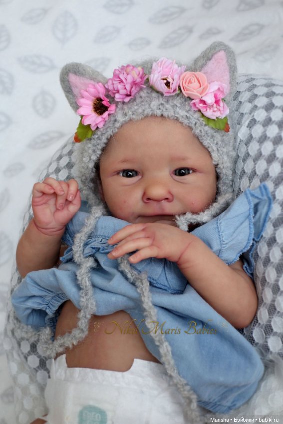 Реборн Ava скульптора Cassie Ann Brace, автор прототипа Nikol Maris (фото 4)