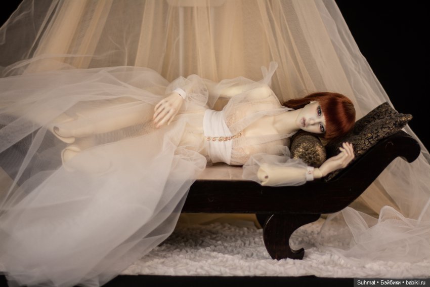 Будуарное платье — Куклы Dollshe Craft (Доллше): BJD (БЖД) (фото 2)