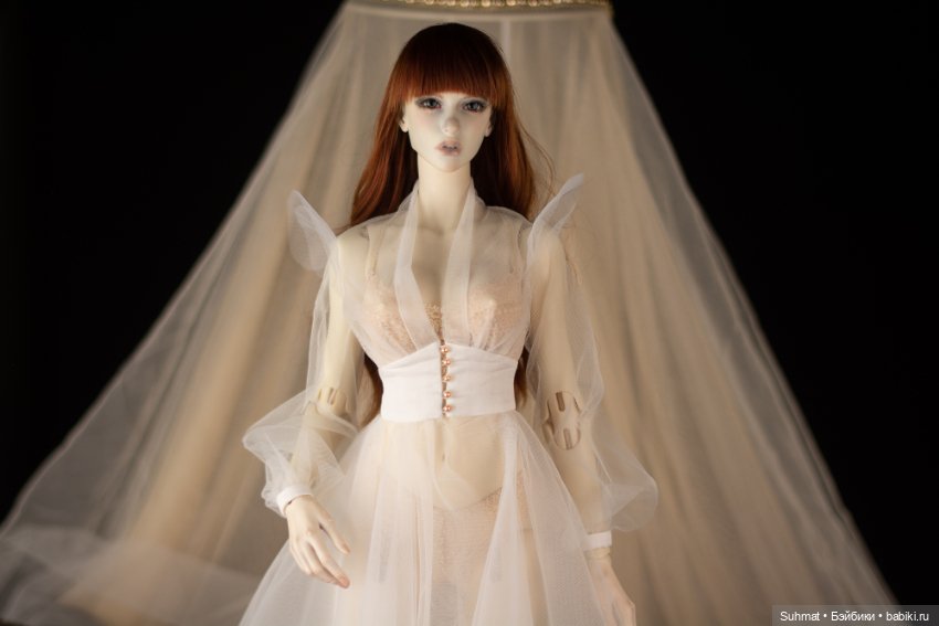 Будуарное платье — Куклы Dollshe Craft (Доллше): BJD (БЖД) (фото 4)