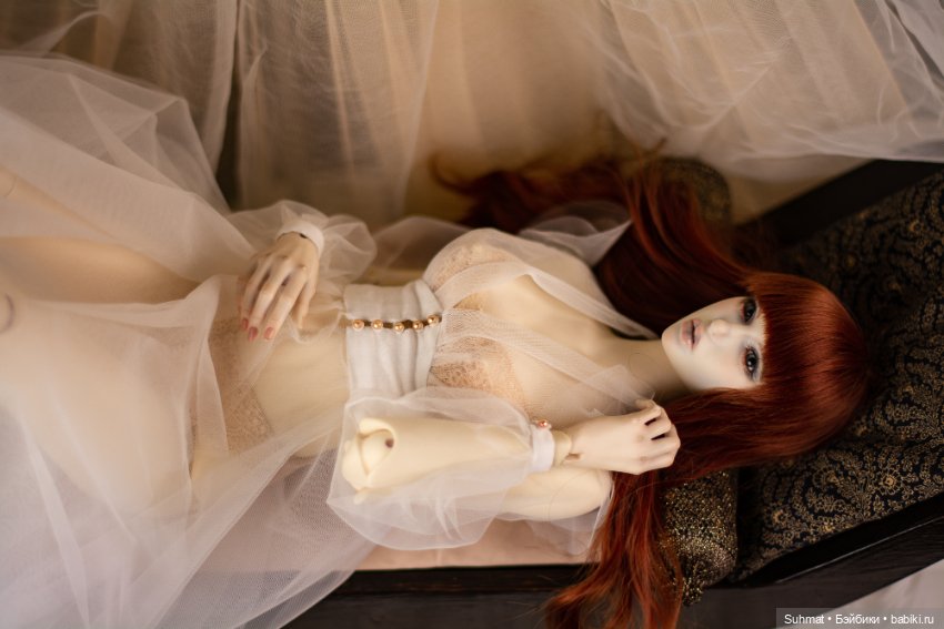 Будуарное платье — Куклы Dollshe Craft (Доллше): BJD (БЖД) (фото 3)
