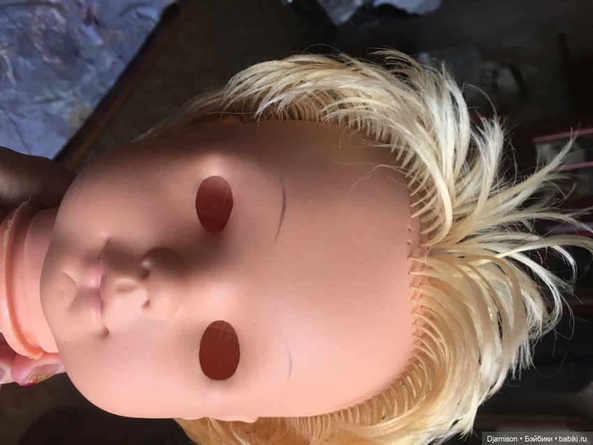 Моя девочка из детства — Ремонт кукол СССР и ГДР (немок): чернота (фото 5)