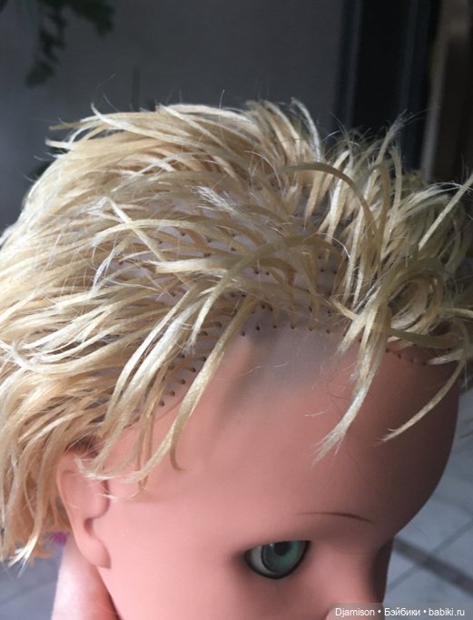 Моя девочка из детства — Ремонт кукол СССР и ГДР (немок): чернота (фото 2)