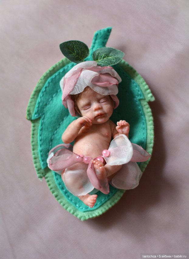 Новая малышка — Лепка авторских кукол: полимерная глина (фото 7)