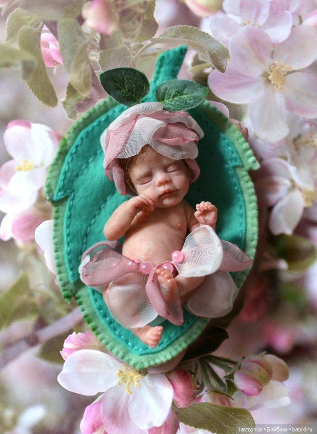 Новая малышка — Лепка авторских кукол: полимерная глина