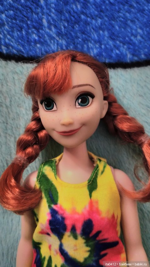 Самый лучший подарок - это книга... или кукла… Кукла Анна из «Холодного сердца» (фото 8)