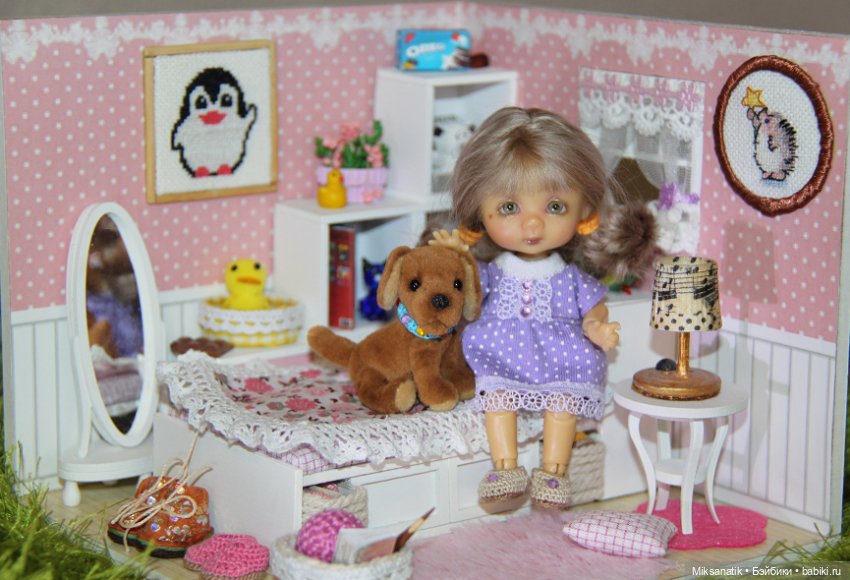 Комнатка для Эмилии — Кукольная миниатюра своими руками: еда