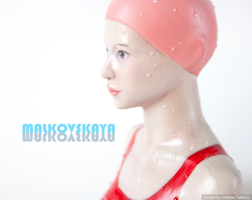 Деревянный бюст — Авторские куклы из дерева (фото 6)