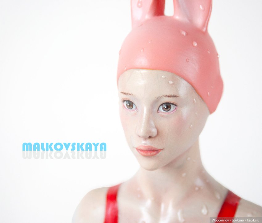 Деревянный бюст — Авторские куклы из дерева (фото 4)