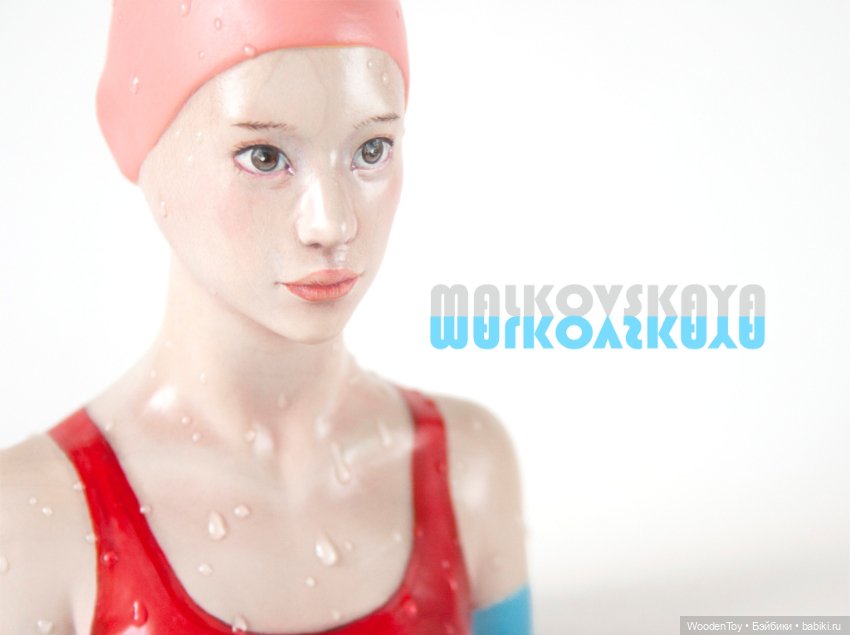 Деревянный бюст — Авторские куклы из дерева (фото 8)