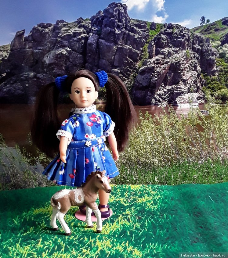 Прогулки на лошадках для маленьких девочек Лори и АГ (фото 3)