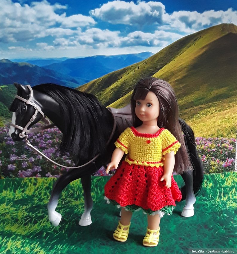 Прогулки на лошадках для маленьких девочек Лори и АГ (фото 10)