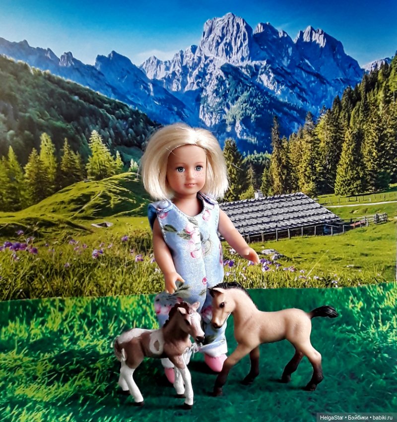 Прогулки на лошадках для маленьких девочек Лори и АГ (фото 9)