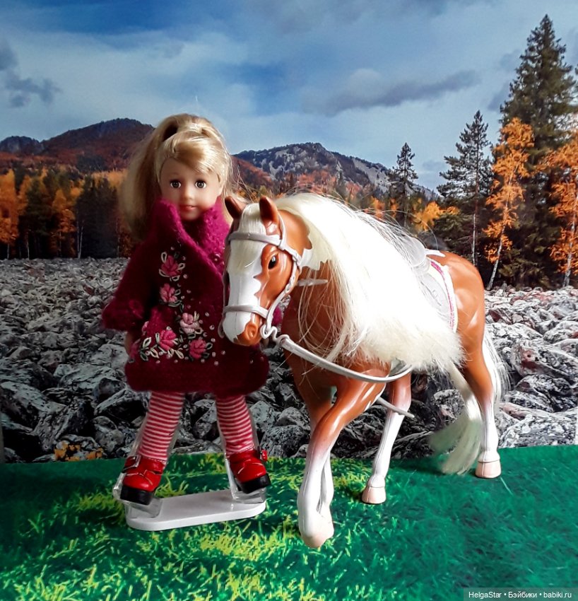 Прогулки на лошадках для маленьких девочек Лори и АГ (фото 6)