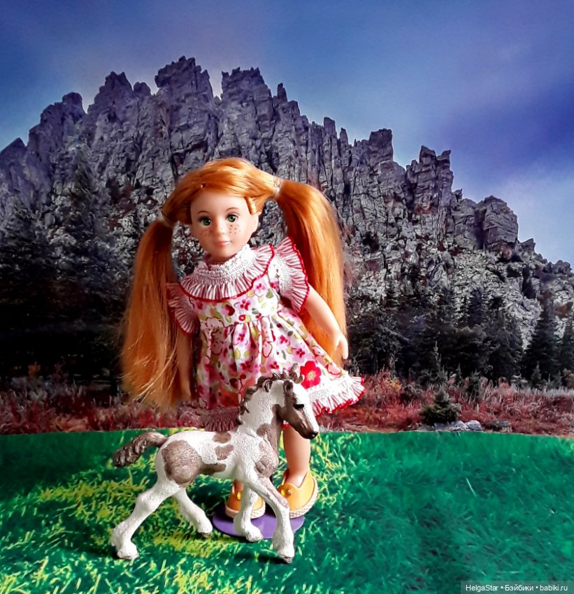 Прогулки на лошадках для маленьких девочек Лори и АГ (фото 7)