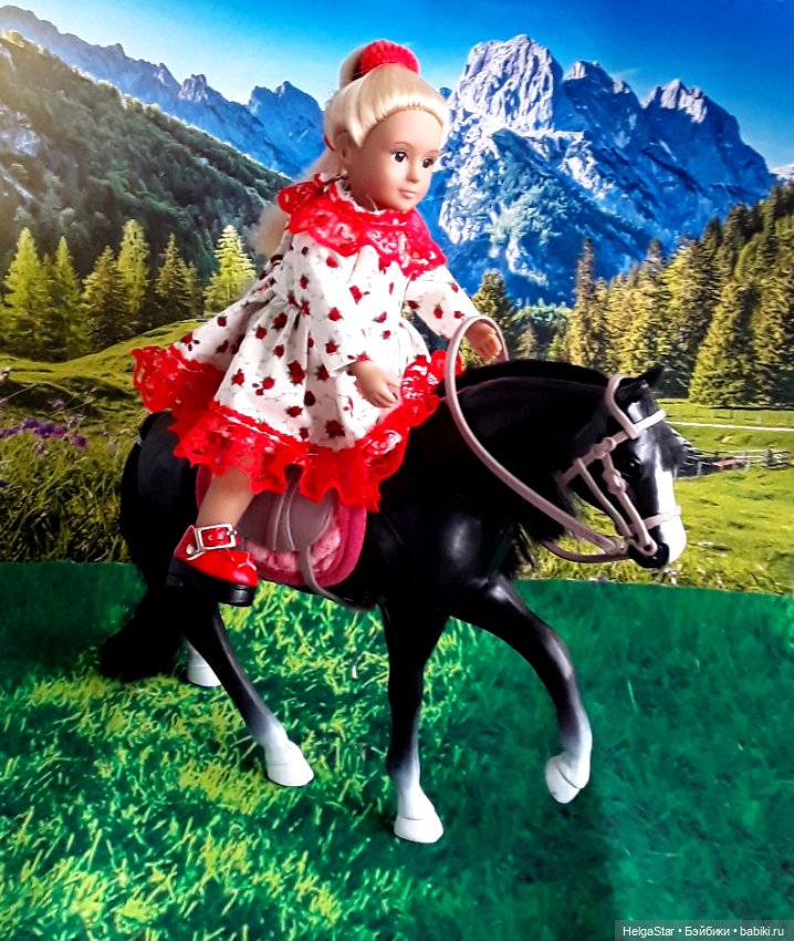 Прогулки на лошадках для маленьких девочек Лори и АГ