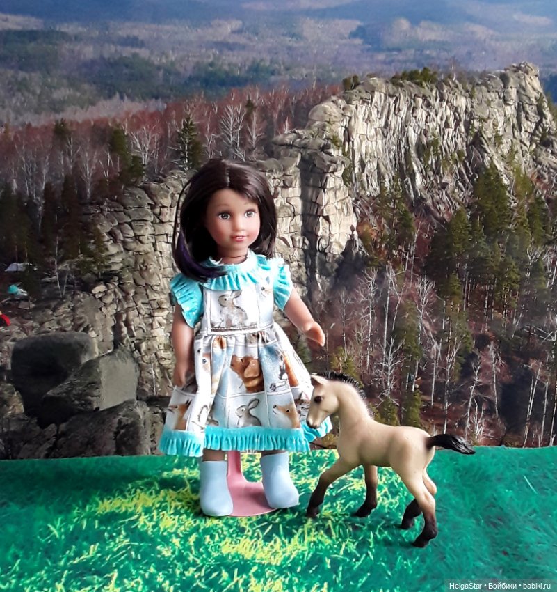 Прогулки на лошадках для маленьких девочек Лори и АГ (фото 2)