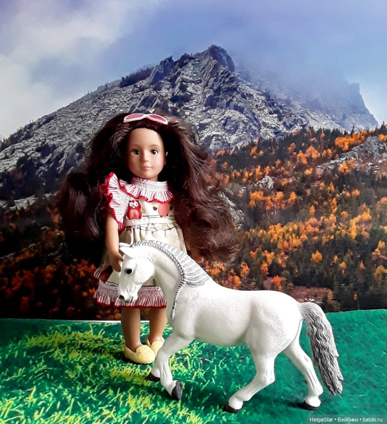 Прогулки на лошадках для маленьких девочек Лори и АГ (фото 5)