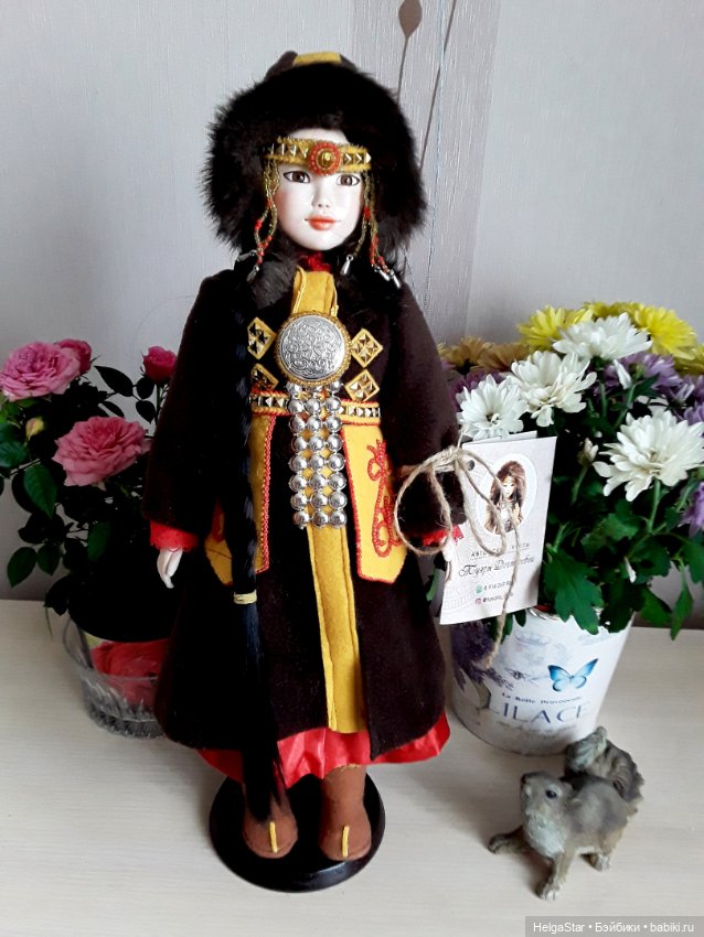 Авторская куколка Туяры Дегтяревой: якутяночка Куннэй (фото 4)