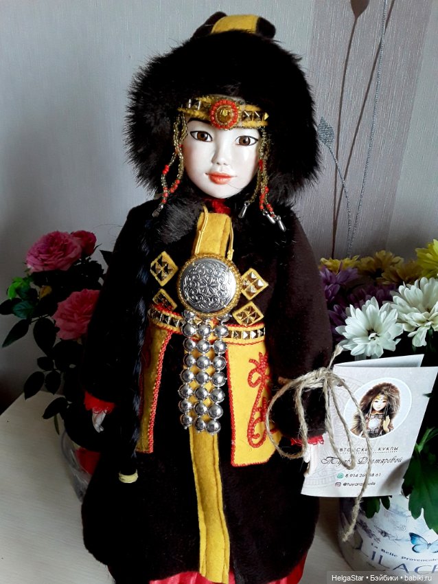 Авторская куколка Туяры Дегтяревой: якутяночка Куннэй (фото 3)