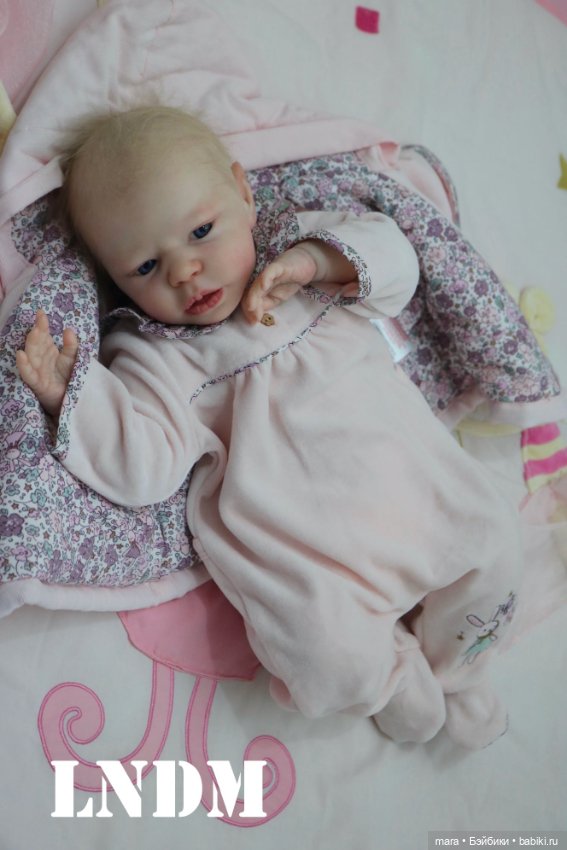 Realborn Emmy Awake для Bountiful baby, автор прототипа Marie Metayer (фото 7)