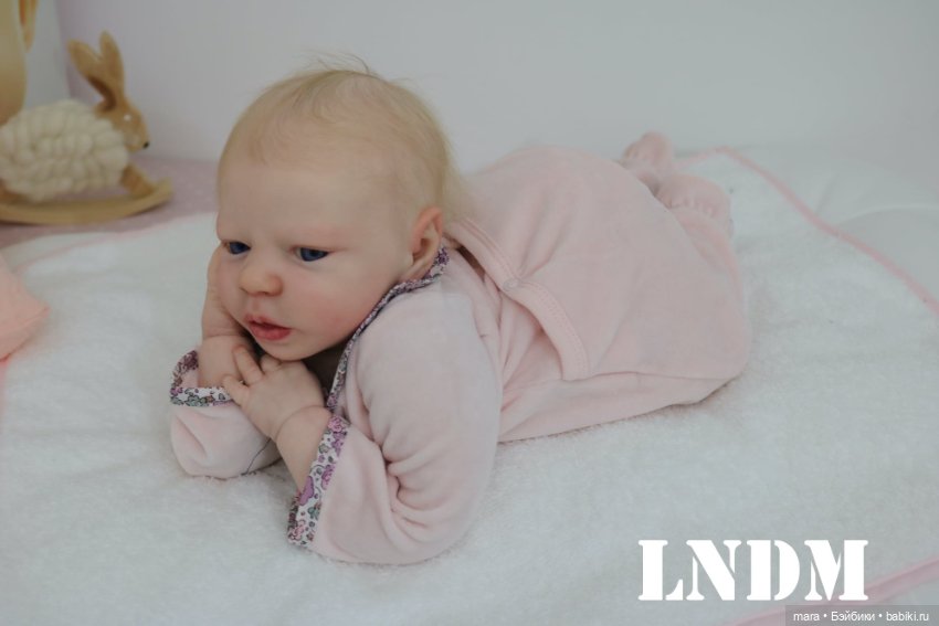 Realborn Emmy Awake для Bountiful baby, автор прототипа Marie Metayer