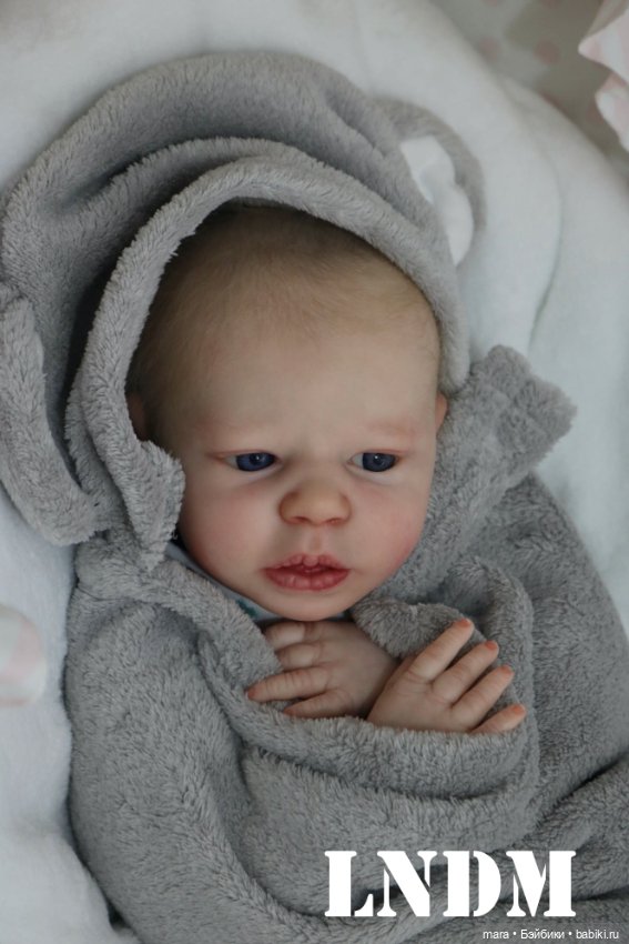 Realborn Emmy Awake для Bountiful baby, автор прототипа Marie Metayer (фото 6)