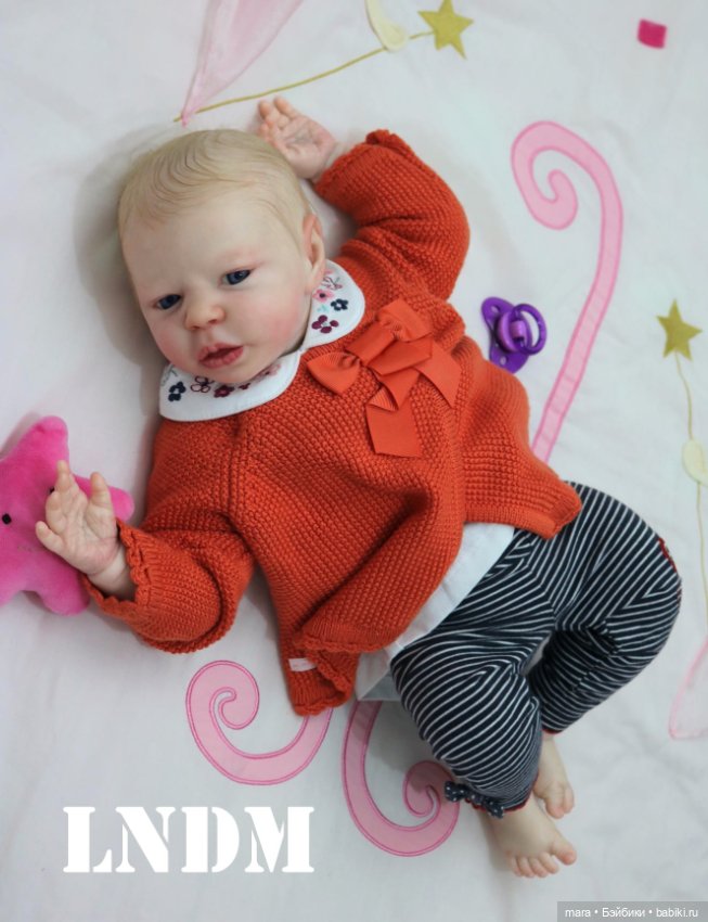 Realborn Emmy Awake для Bountiful baby, автор прототипа Marie Metayer (фото 8)