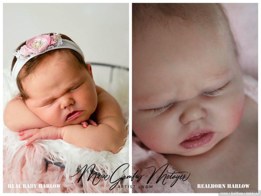Realborn Harlow для Bountiful baby, автор прототипа Marie Metayer (фото 6)