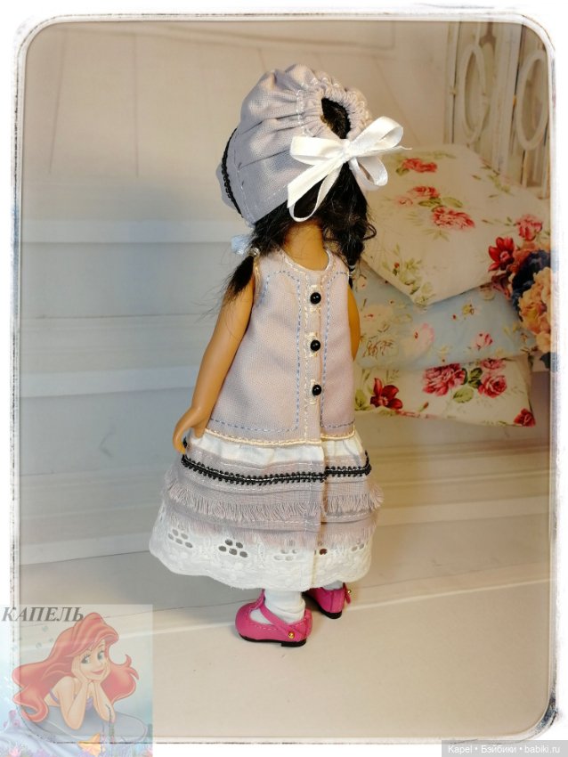 Бусинки, вышивка, кружево... Новые наряды для куколок (фото 4)