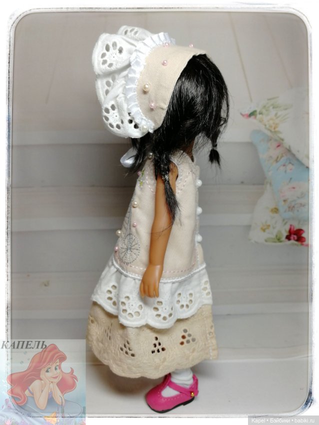 Бусинки, вышивка, кружево... Новые наряды для куколок
