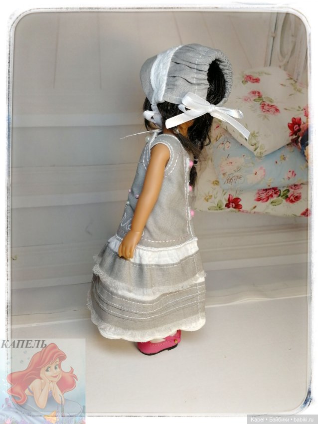 Бусинки, вышивка, кружево... Новые наряды для куколок