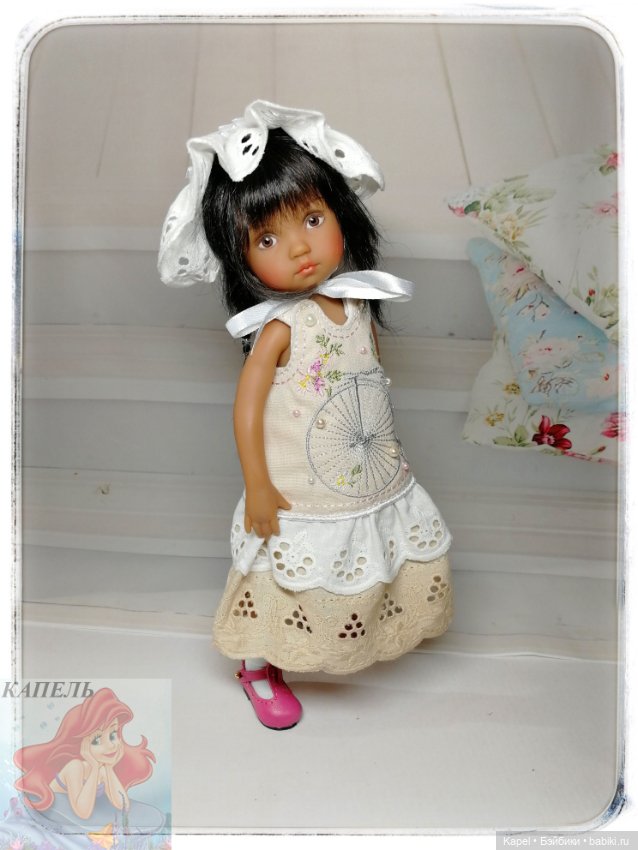 Бусинки, вышивка, кружево... Новые наряды для куколок
