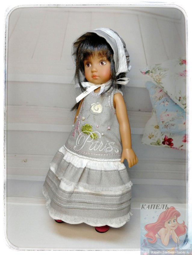 Бусинки, вышивка, кружево... Новые наряды для куколок