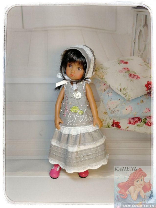 Бусинки, вышивка, кружево... Новые наряды для куколок (фото 9)