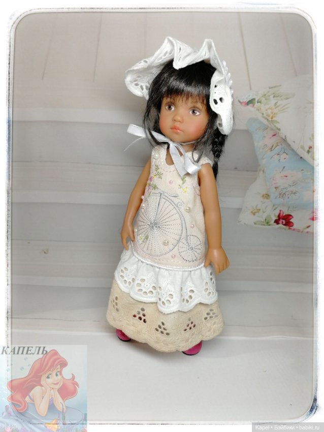 Бусинки, вышивка, кружево... Новые наряды для куколок