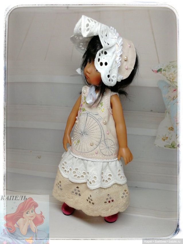 Бусинки, вышивка, кружево... Новые наряды для куколок