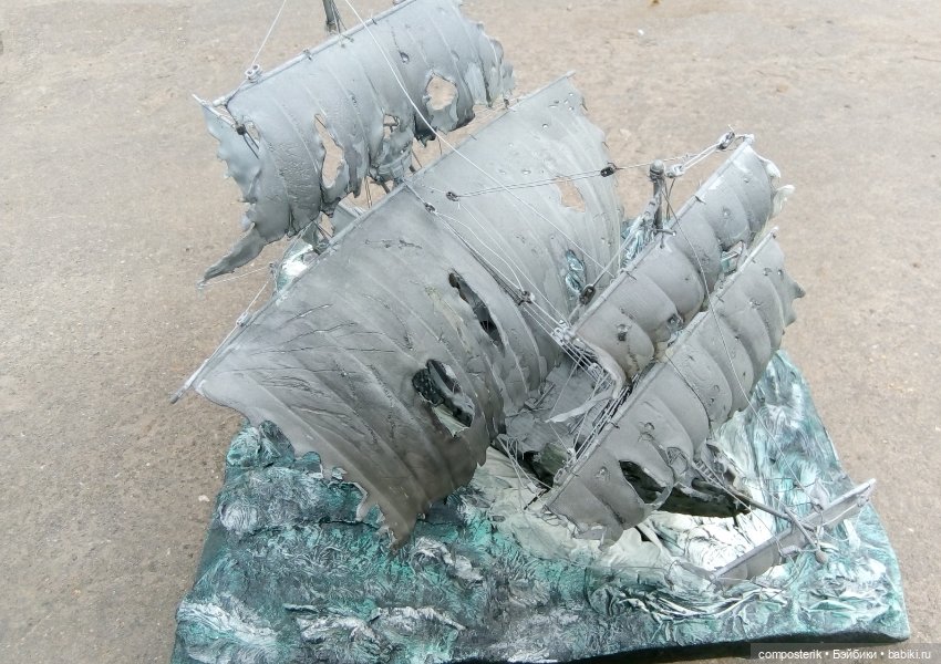 Летучий Голландец диорама (фото 10)