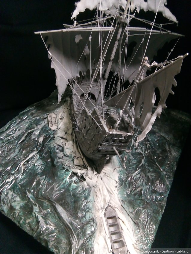 Летучий Голландец диорама (фото 3)