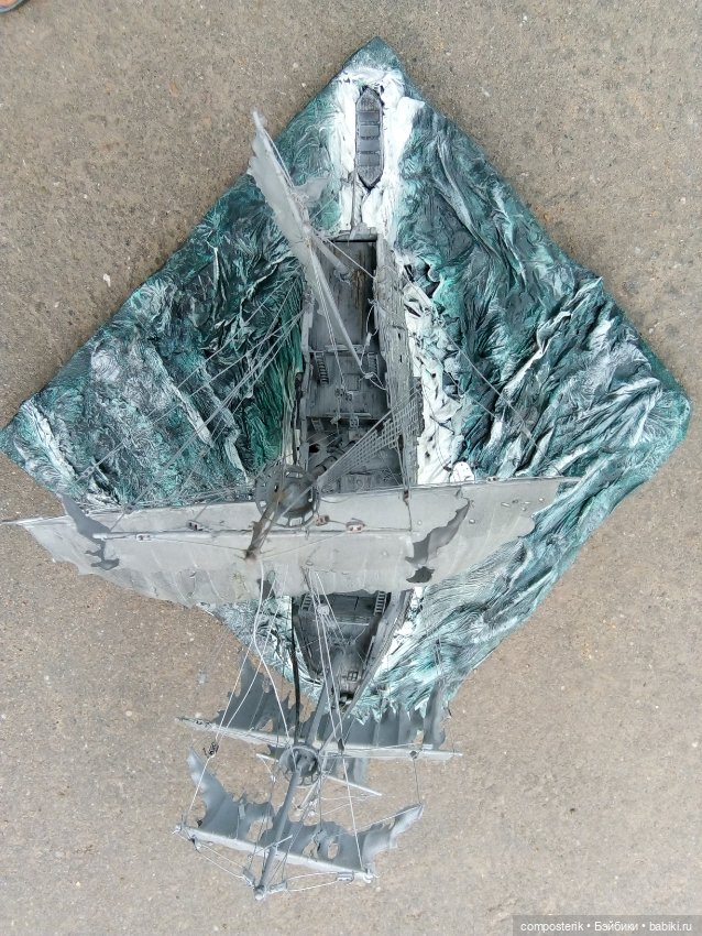 Летучий Голландец диорама (фото 8)