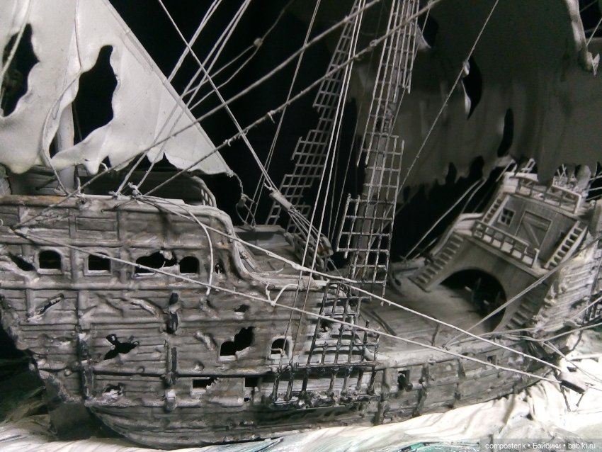 Летучий Голландец диорама (фото 5)