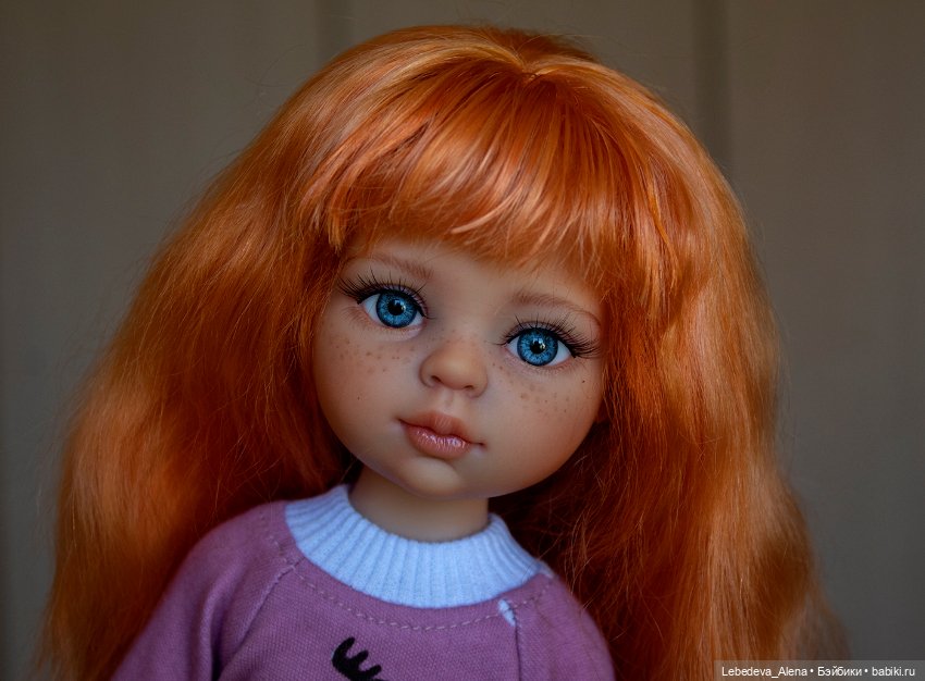 Девочка Лисичка — ООАК Paola Reina (Паола Рейна) и испанских кукол: перерисовка (фото 4)