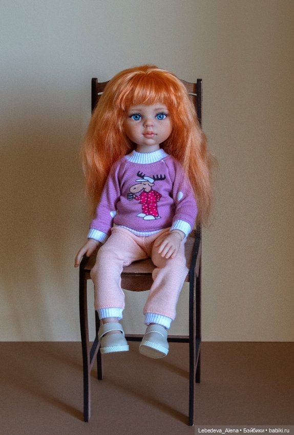 Девочка Лисичка — ООАК Paola Reina (Паола Рейна) и испанских кукол: перерисовка (фото 6)
