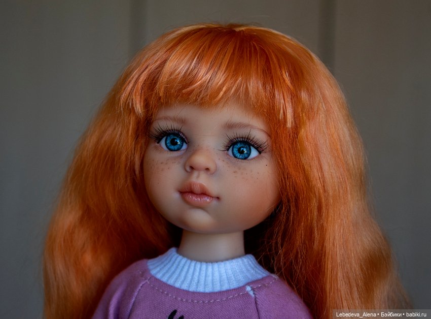 Девочка Лисичка — ООАК Paola Reina (Паола Рейна) и испанских кукол: перерисовка (фото 3)