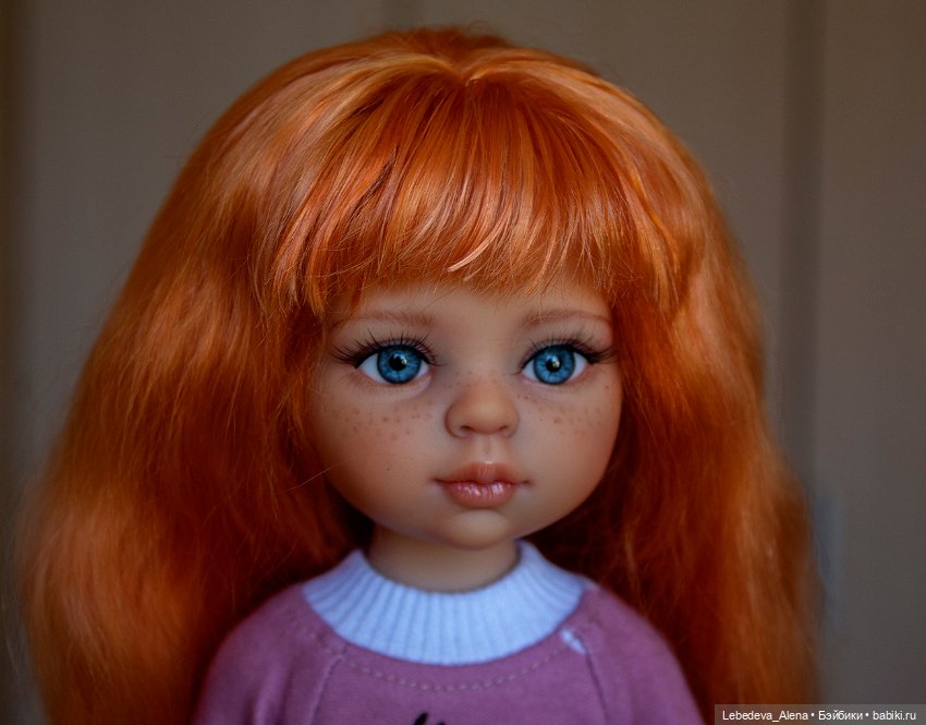 Девочка Лисичка — ООАК Paola Reina (Паола Рейна) и испанских кукол: перерисовка (фото 2)