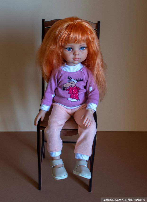 Девочка Лисичка — ООАК Paola Reina (Паола Рейна) и испанских кукол: перерисовка (фото 7)