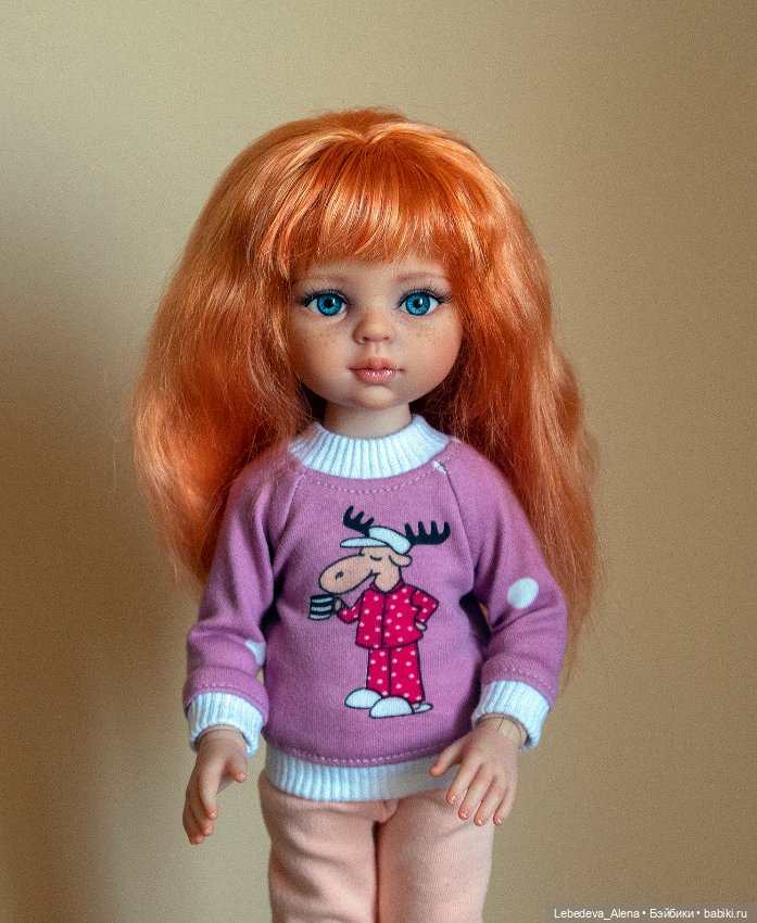 Девочка Лисичка — ООАК Paola Reina (Паола Рейна) и испанских кукол: перерисовка (фото 5)
