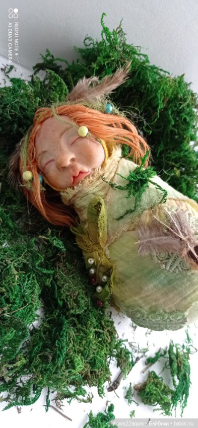 Лесной житель — Лепка авторских кукол: полимерная глина (фото 8)