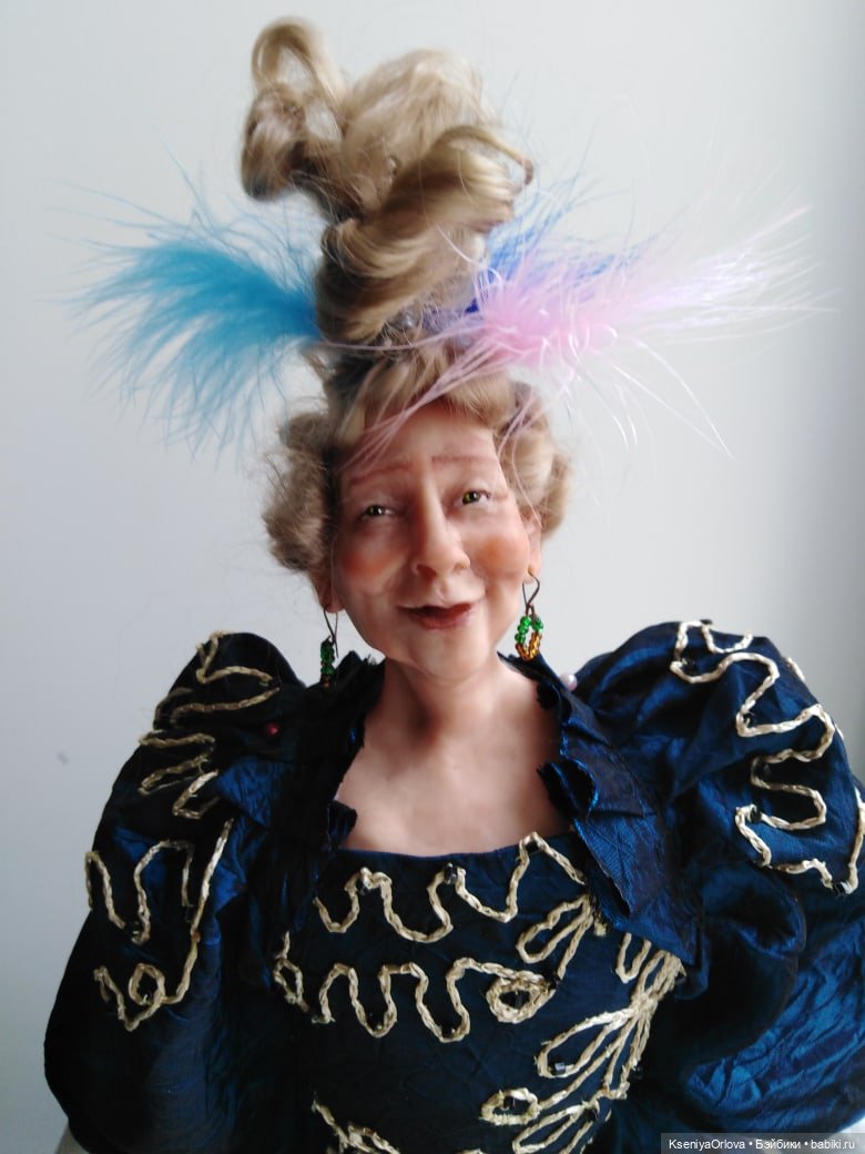 В процессе работы — Авторские портретные куклы по фото: галерея работ (фото 4)