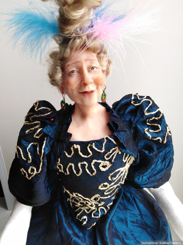 В процессе работы — Авторские портретные куклы по фото: галерея работ (фото 3)