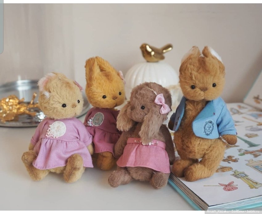 Мои любимые зайки — Авторские мишки Тедди и друзья: фото